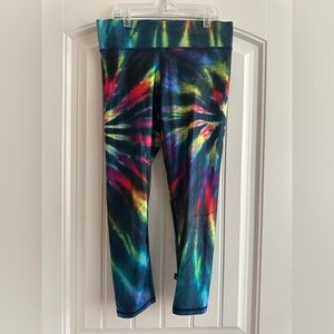 Funky Tie Dye Legging Capris High-Waist M